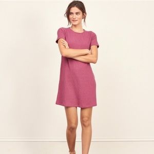 Abercrombie & Fitch Begonia Pink T-Shirt Dress